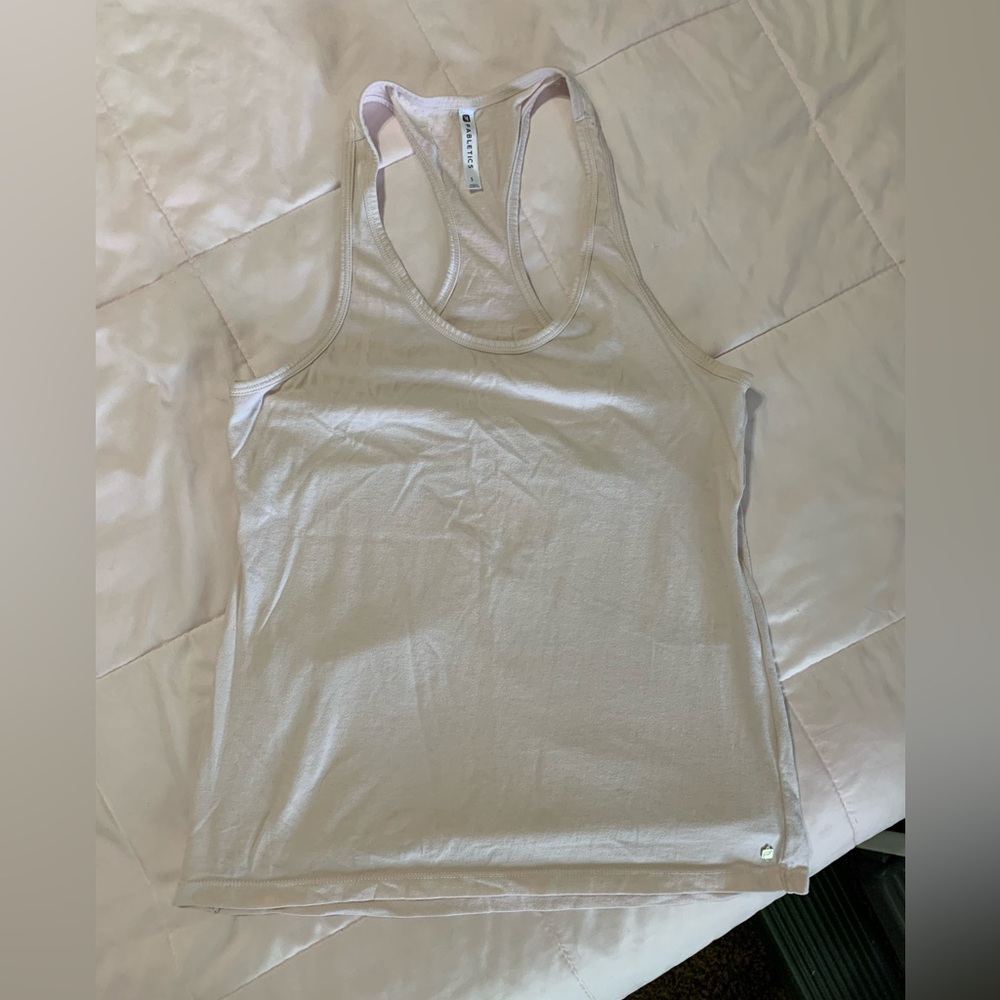 Fabletics Crossover built in bra workout tank top